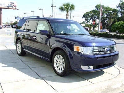 ford flex 2011 dk  blue wagon sel gasoline 6 cylinders front wheel drive automatic 32401