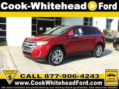 ford edge 2011 dk  red suv limited gasoline 6 cylinders front wheel drive automatic 32401