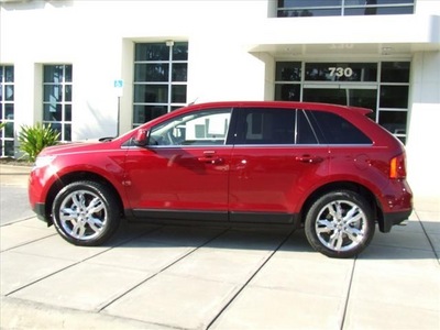 ford edge 2011 dk  red suv limited gasoline 6 cylinders front wheel drive automatic 32401
