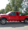 ford f 250 super duty 2011 red lariat biodiesel 8 cylinders 4 wheel drive automatic 46168