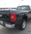 chevrolet silverado 1500 2011 black work truck gasoline 6 cylinders 2 wheel drive automatic 60007