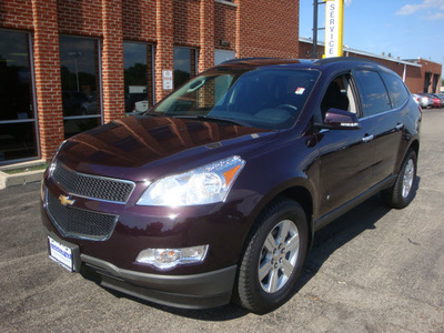 chevrolet traverse 2010 dark cherry suv lt gasoline 6 cylinders all whee drive automatic 60007