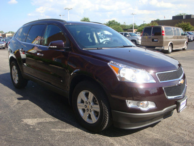 chevrolet traverse 2010 dark cherry suv lt gasoline 6 cylinders all whee drive automatic 60007