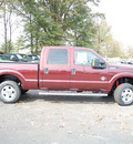 ford f 250 super duty 2011 dk  red biodiesel 8 cylinders 4 wheel drive automatic 46168