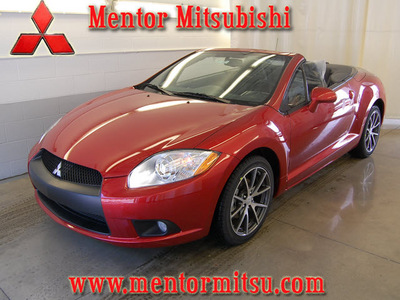 mitsubishi eclipse spyder 2011 red gs sport gasoline 4 cylinders front wheel drive automatic 44060