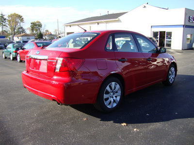 subaru impreza 2008 red sedan 2 5i gasoline 4 cylinders all whee drive automatic 45324