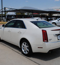 cadillac cts 2008 white sedan gasoline 6 cylinders rear wheel drive automatic 76087