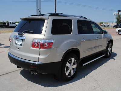 gmc acadia 2011 gold suv slt gasoline 6 cylinders front wheel drive automatic 76087