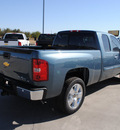 chevrolet silverado 1500 2011 blue grani pickup truck lt flex fuel 8 cylinders 2 wheel drive automatic 76087