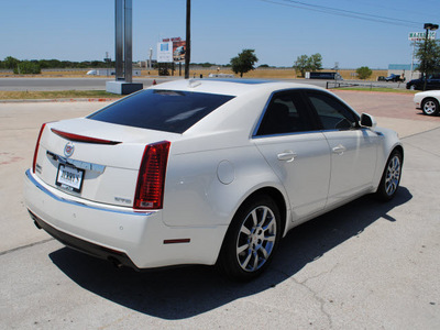 cadillac cts 2009 white sedan gasoline 6 cylinders rear wheel drive automatic 76087