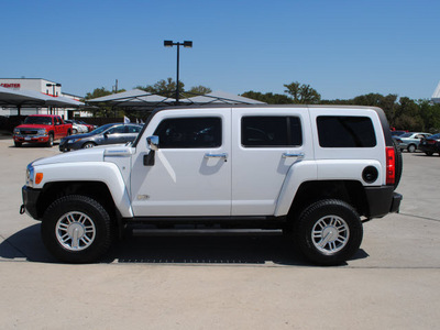 hummer h3 2008 white suv gasoline 5 cylinders 4 wheel drive automatic 76087