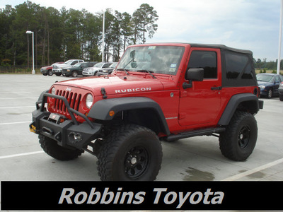 jeep wrangler 2008 red suv rubicon gasoline 6 cylinders 4 wheel drive 6 speed manual 75503