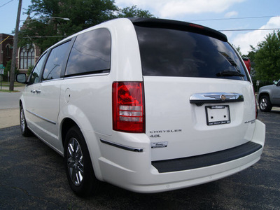 chrysler town and country 2010 white van limited navigation dvd system gasoline 6 cylinders front wheel drive automatic 60115