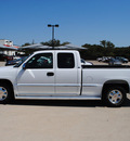 gmc sierra 1500 2001 white pickup truck sle gasoline 8 cylinders rear wheel drive automatic 76087