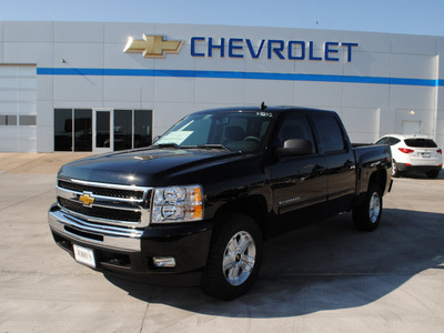 chevrolet silverado 1500 2011 black lt flex fuel 8 cylinders 4 wheel drive automatic 76087