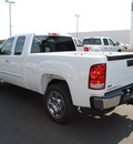 gmc sierra 1500 2011 summ white pickup truck sle flex fuel 8 cylinders 2 wheel drive automatic 76087