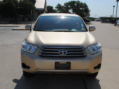 toyota highlander 2008 gold suv gasoline 6 cylinders front wheel drive automatic 76087