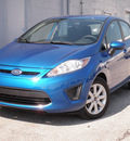 ford fiesta 2011 blue hatchback se gasoline 4 cylinders front wheel drive automatic 61832