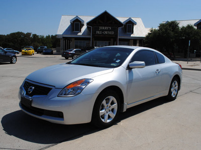 nissan altima 2009 silver coupe 2 5 s gasoline 4 cylinders front wheel drive automatic 76087