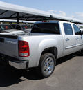 gmc sierra 1500 2011 pure silve sle flex fuel 8 cylinders 2 wheel drive automatic 76087