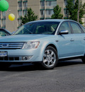 ford taurus 2008 lt  blue sedan limited gasoline 6 cylinders front wheel drive automatic 61832