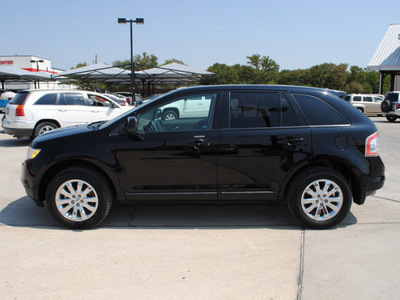 ford edge 2009 black suv sel gasoline 6 cylinders front wheel drive automatic with overdrive 76087
