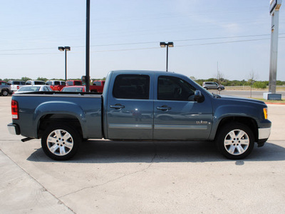 gmc sierra 1500 2008 blue sle gasoline 8 cylinders 2 wheel drive automatic 76087