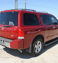 nissan armada 2007 red suv se gasoline 8 cylinders rear wheel drive automatic 76087