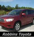 toyota highlander 2008 dk  red suv gasoline 6 cylinders front wheel drive automatic 75503