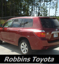 toyota highlander 2008 dk  red suv gasoline 6 cylinders front wheel drive automatic 75503