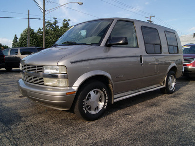 chevrolet astro 2001 silver van conversion 6 cylinders automatic 60115