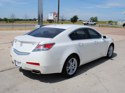 acura tl 2009 white sedan w tech gasoline 6 cylinders front wheel drive automatic 76087