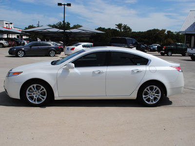acura tl 2009 white sedan w tech gasoline 6 cylinders front wheel drive automatic 76087