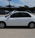 kia spectra 2006 white sedan ex gasoline 4 cylinders front wheel drive automatic 76087