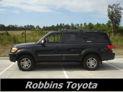 toyota sequoia 2007 black suv limited gasoline 8 cylinders 4 wheel drive automatic 75503