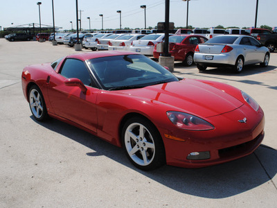 chevrolet corvette 2007 red coupe gasoline 8 cylinders rear wheel drive automatic 76087