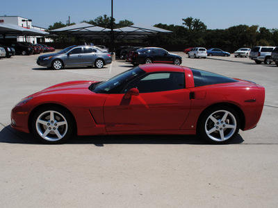 chevrolet corvette 2007 red coupe gasoline 8 cylinders rear wheel drive automatic 76087