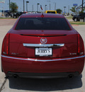 cadillac cts 2009 red sedan gasoline 6 cylinders rear wheel drive automatic 76087