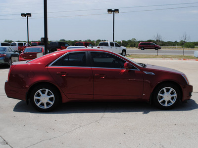 cadillac cts 2010 red sedan gasoline 6 cylinders rear wheel drive automatic 76087