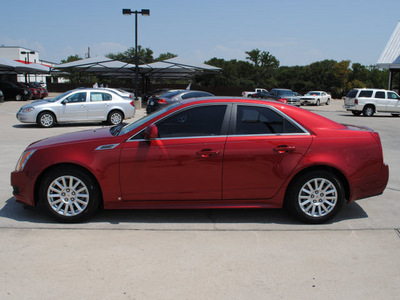 cadillac cts 2010 red sedan gasoline 6 cylinders rear wheel drive automatic 76087