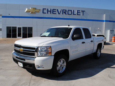 chevrolet silverado 1500 2011 summ white lt flex fuel 8 cylinders 4 wheel drive automatic 76087