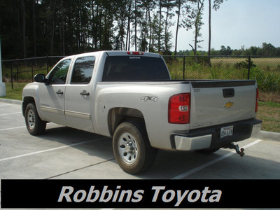 chevrolet silverado 1500 2009 silver crew cab gasoline 8 cylinders 4 wheel drive automatic 75503