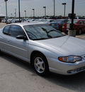chevrolet monte carlo 2002 silver coupe gasoline 6 cylinders front wheel drive automatic 76087