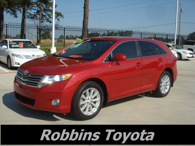 toyota venza 2009 red wagon fwd 4cyl gasoline 4 cylinders front wheel drive automatic 75503