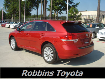 toyota venza 2009 red wagon fwd 4cyl gasoline 4 cylinders front wheel drive automatic 75503