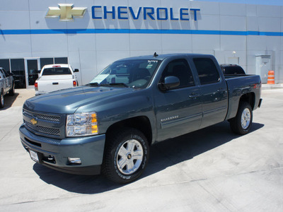 chevrolet silverado 1500 2011 blue granite ltz flex fuel 8 cylinders 4 wheel drive automatic 76087