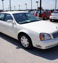 cadillac deville 2001 white sedan gasoline 8 cylinders dohc front wheel drive automatic 76087