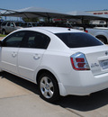 nissan sentra 2007 white sedan 2 0 s gasoline 4 cylinders front wheel drive automatic with overdrive 76087