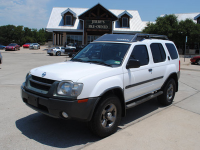nissan xterra 2003 white suv se gasoline 6 cylinders sohc rear wheel drive automatic with overdrive 76087