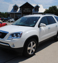 gmc acadia 2011 white suv gasoline 6 cylinders all whee drive automatic 76087